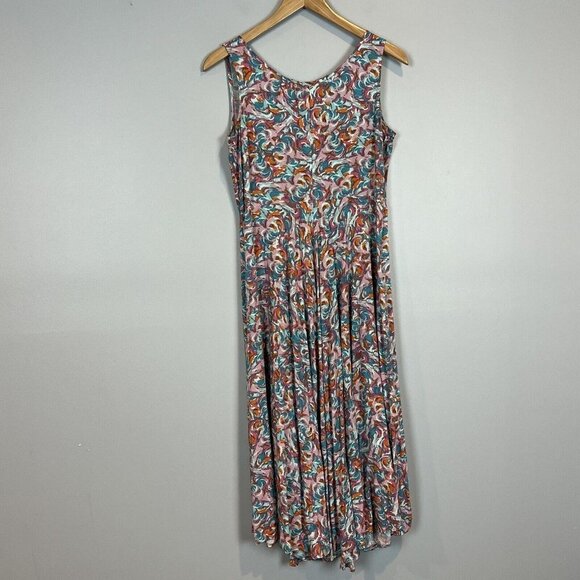 Sundance Sleeveless Summer Dress Asymmetric Hem Chest Cutout Womens Size 4 - Picture 2 of 8